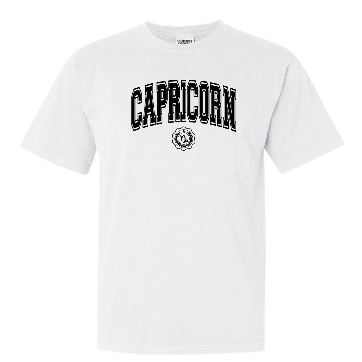 Capricorn Collegiate Zodiac Short Sleeve Tee